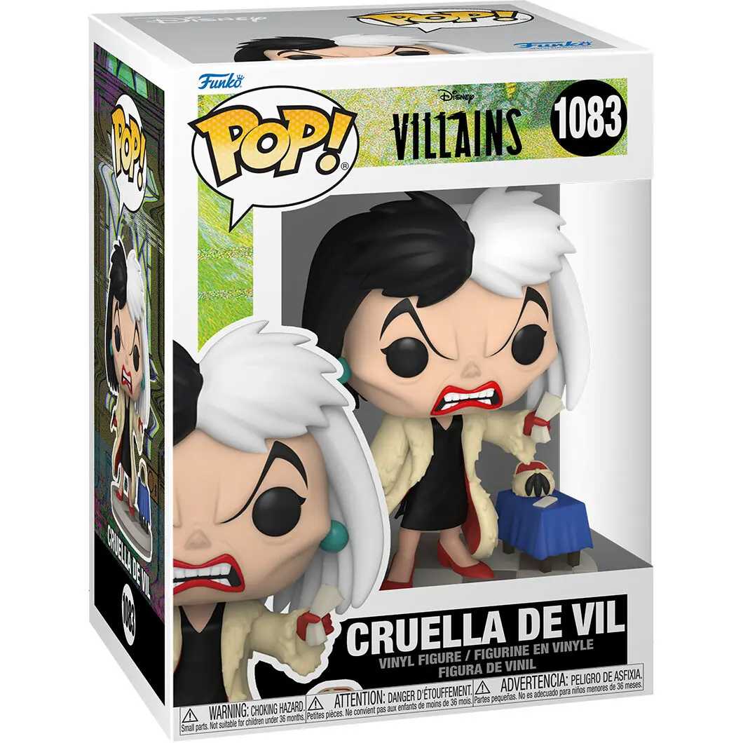 Disney: Villains POP! Disney Vinyl Figur Cruella de Vil 9 cm termékfotó