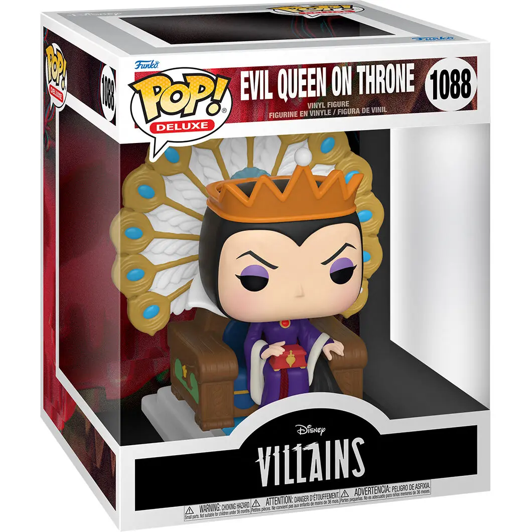 Disney POP! Deluxe Villains Vinyl Figur Evil Queen on Throne 9 cm termékfotó