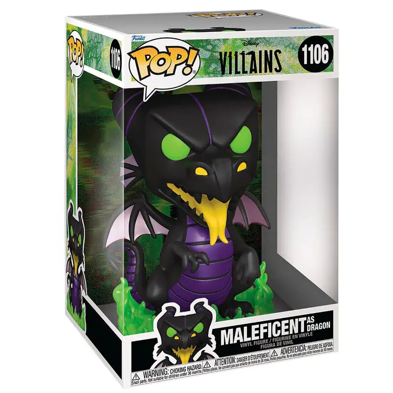 Disney: Villains Super Sized Jumbo POP! Vinyl Figur Maleficent Dragon 25 cm Produktfoto