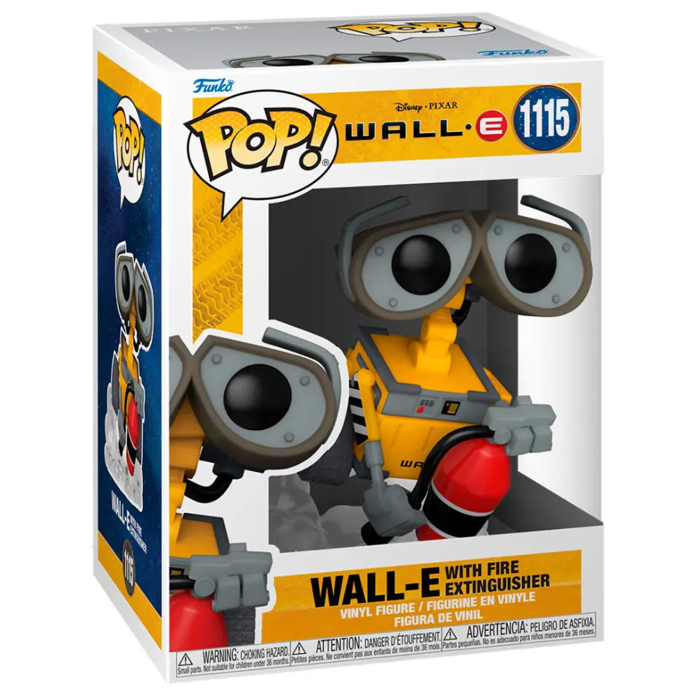 Wall-E POP! Movies Vinyl Figur Wall-E w/Fire Extinguisher 9 cm termékfotó