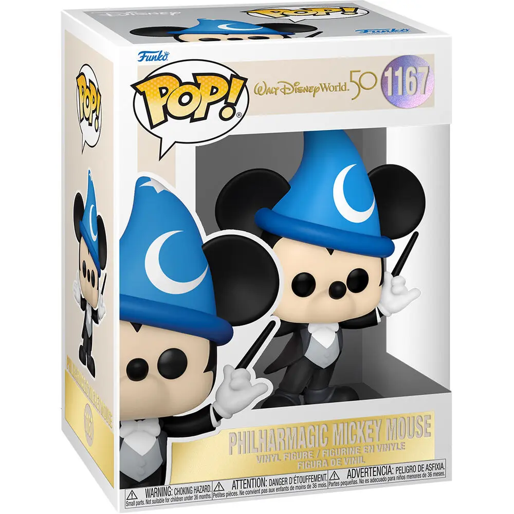 Walt Disney Word 50th Anniversary POP! Disney Vinyl Figur Philharmagic Mickey 9 cm Produktfoto