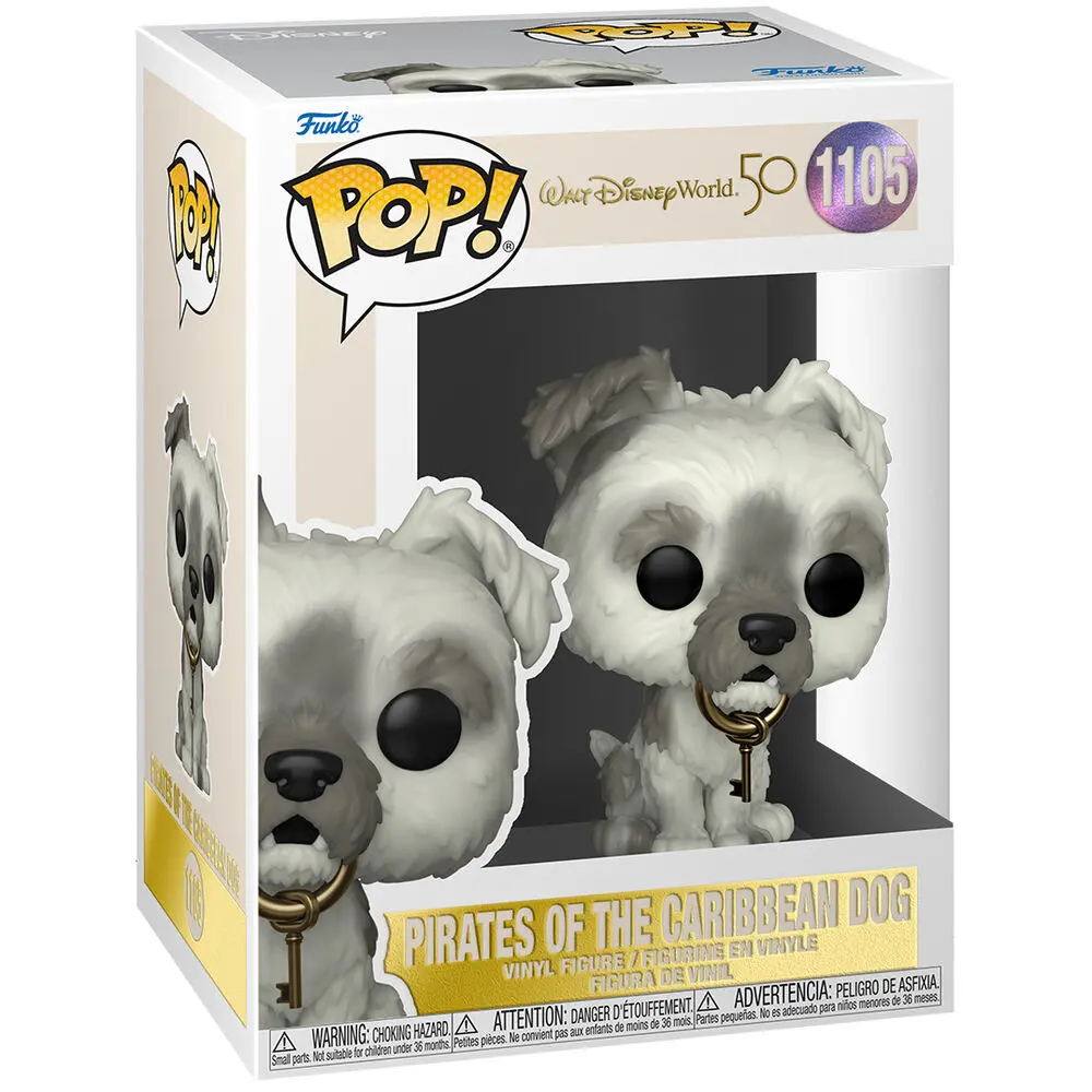 Walt Disney World 50th Anniversary POP! Vinyl Figur Pirates of the Caribbean Dog w/Keys 9 cm termékfotó