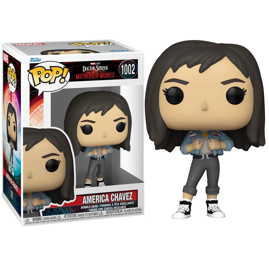 Doctor Strange in the Multiverse of Madness POP! Marvel Vinyl Figur America Chavez 9 cm Produktfoto
