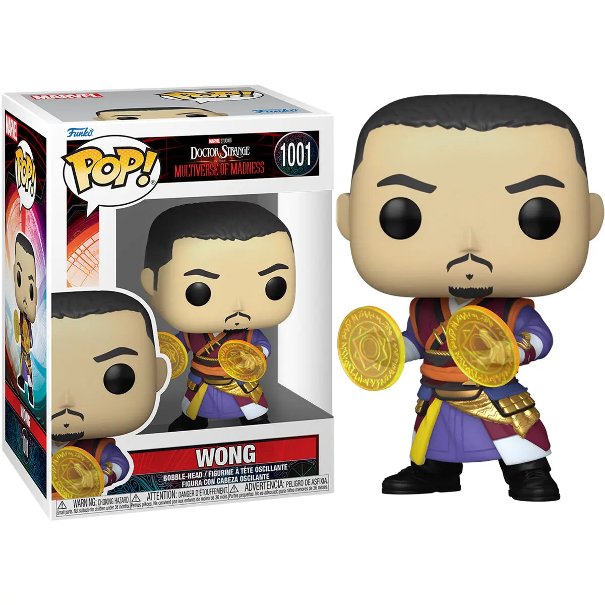 Doctor Strange in the Multiverse of Madness POP! Marvel Vinyl Figur Wong 9 cm termékfotó