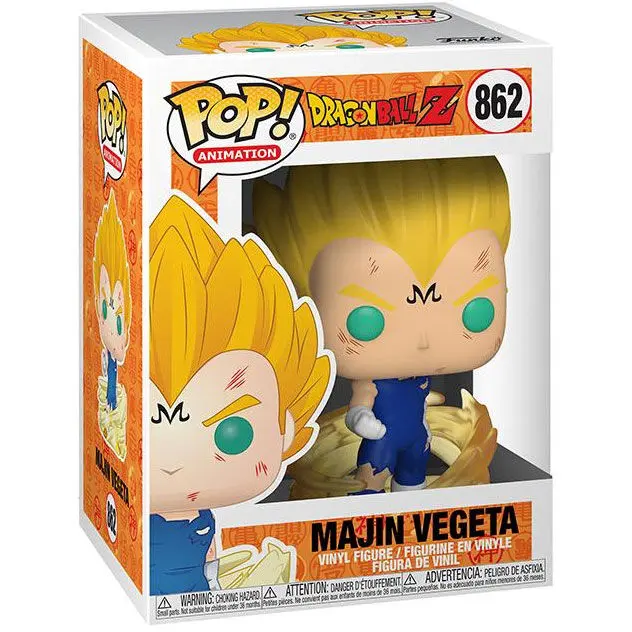 Dragon Ball Z POP! Animation Vinyl Figur Majin Vegeta 9 cm Produktfoto