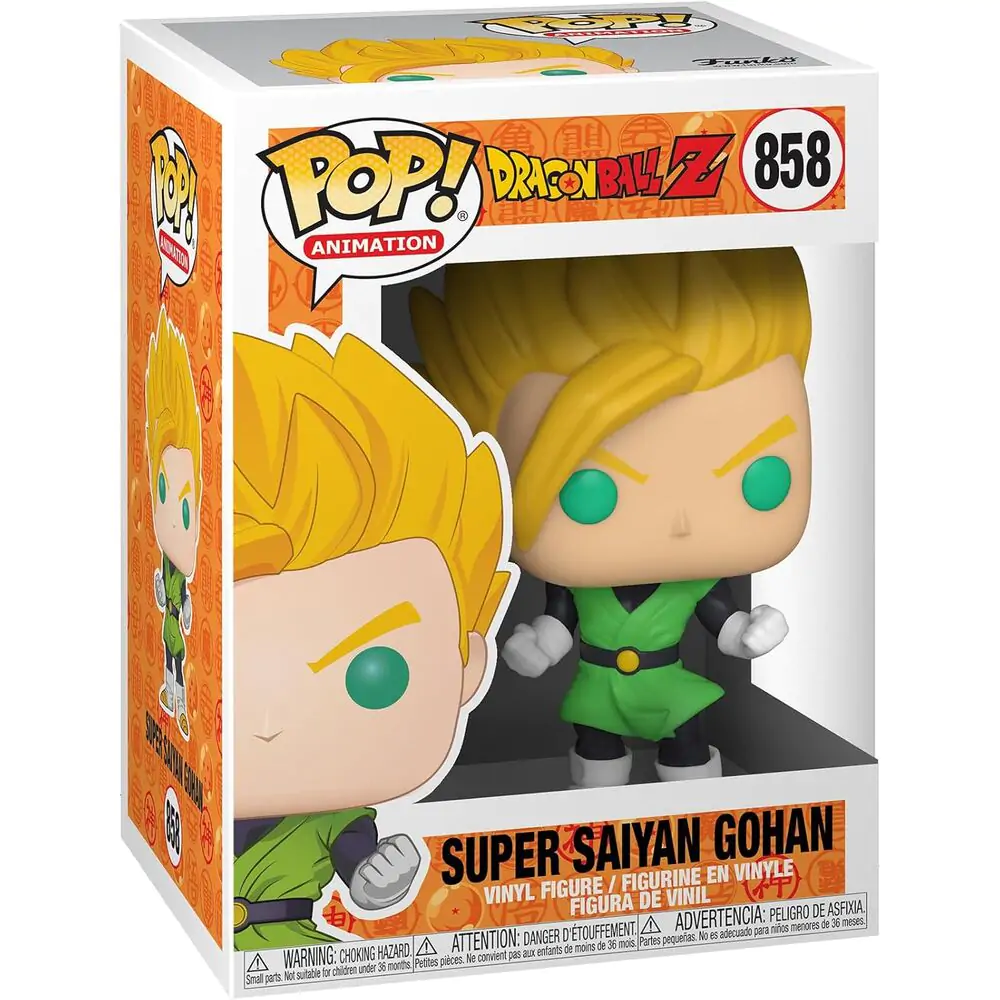 Dragon Ball Z POP! Animation Vinyl Figur SS Gohan 9 cm Produktfoto