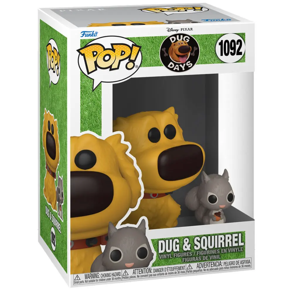 Dug Days POP & Buddy Disney Vinyl Figur Dug w/Squirrel 9 cm termékfotó