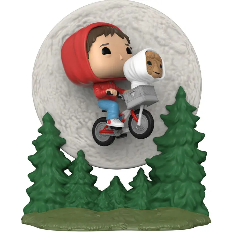 E.T. Der Außerirdische POP! Moment Vinyl Figur Elliot and ET Flying (GITD) 9 cm termékfotó