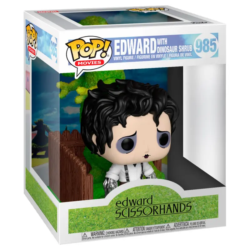 Edward mit den Scherenhände POP! Deluxe Vinyl Figur Edward &amp; Dino Hedge 9 cm Produktfoto