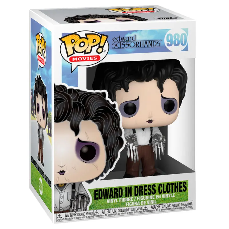 Edward Scissorhands POP! Movies Vinyl Figur Edward in Dress Clothes 9 cm [BESCHÄDIGTES PAKET] termékfotó