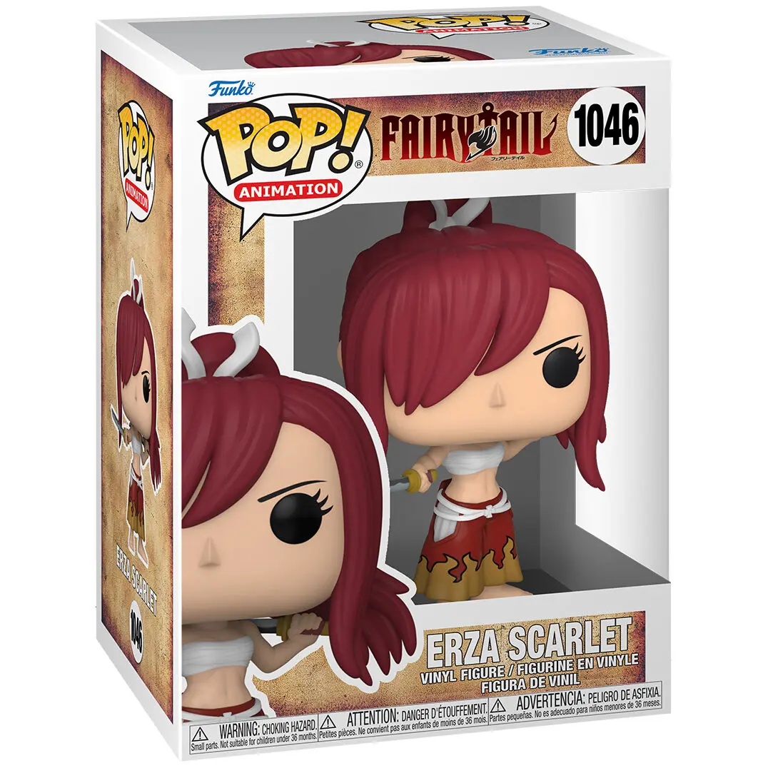 Fairy Tail POP! Animation Vinyl Figur Erza Scarlet 9 cm Produktfoto