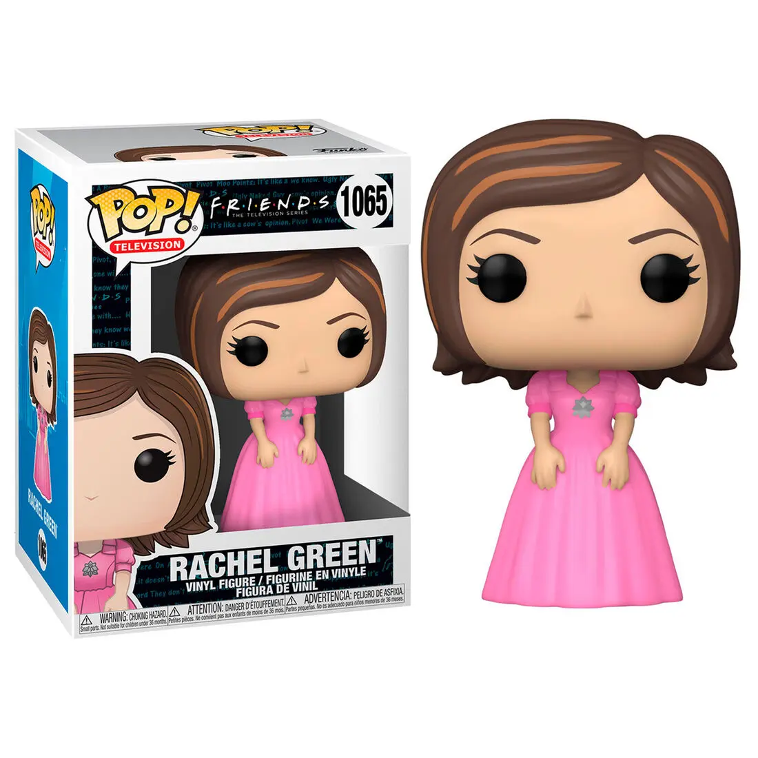 Friends POP! TV Vinyl Figur Rachel in Pink Dress 9 cm termékfotó