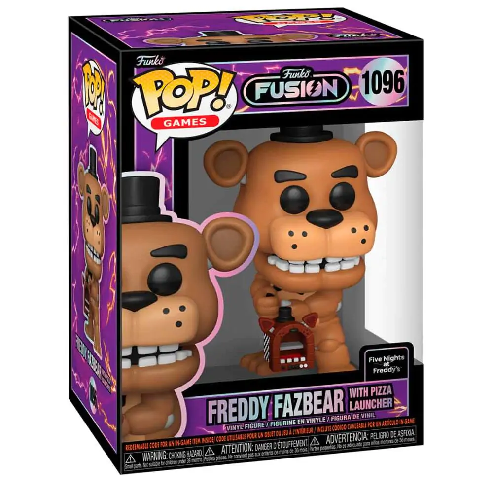 POP Figur Funko Fusion Five Nights at Freddys Freddy Fazbear mit Pizza Werfer Produktfoto