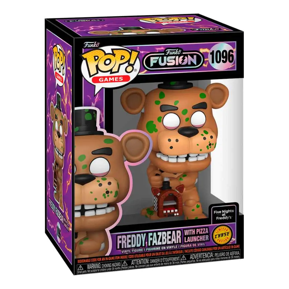 POP Figur Funko Fusion Five Nights at Freddys Freddy Fazbear mit Pizza Launcher Chase Produktfoto