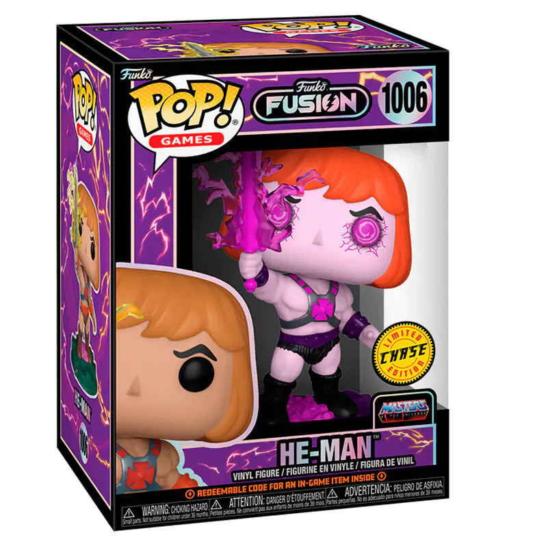 POP Figur Funko Fusion Masters of the Universe He-Man Chase Produktfoto