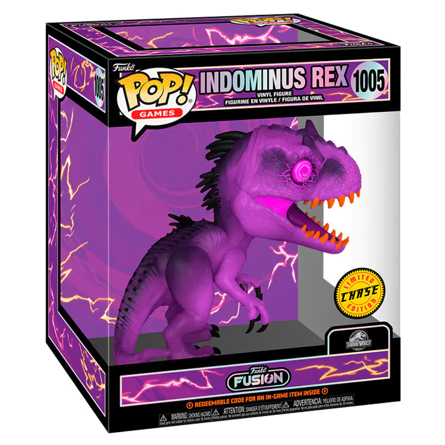 POP Figur Funko Fusion Super Jurassic World Indominus Chase Produktfoto