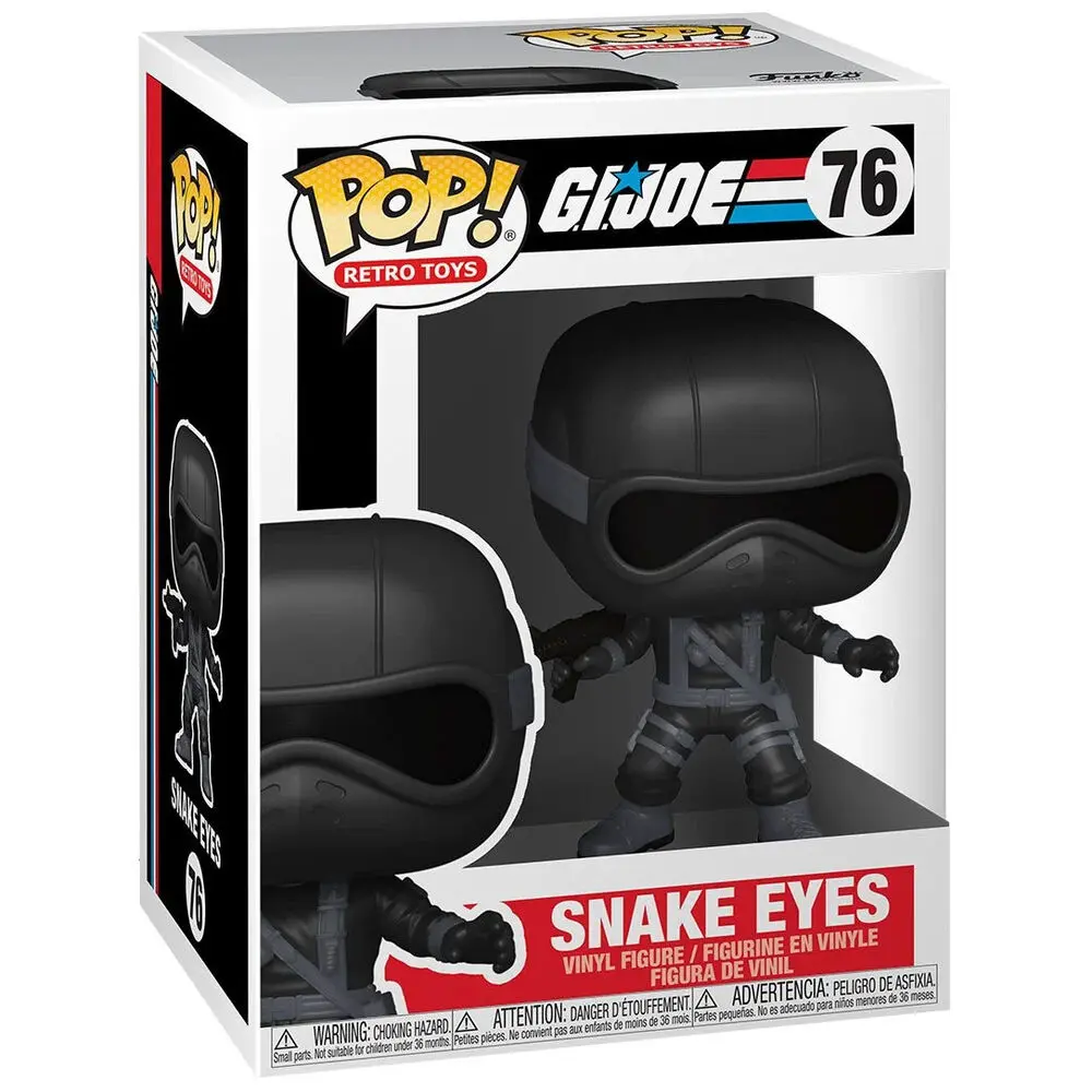 G.I. Joe POP! Vinyl Figur Snake Eyes 9 cm Produktfoto