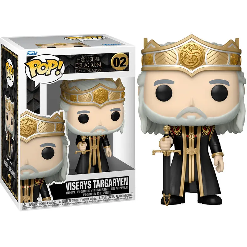 House of the Dragon POP! TV Vinyl Figur Viserys Targaryen 9 cm termékfotó