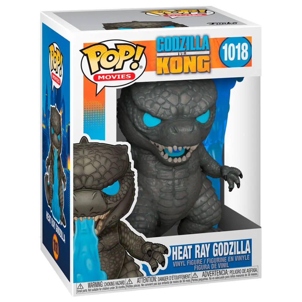Godzilla Vs Kong POP! Movies Vinyl Figur Godzilla Fire Breathing 9 cm Produktfoto