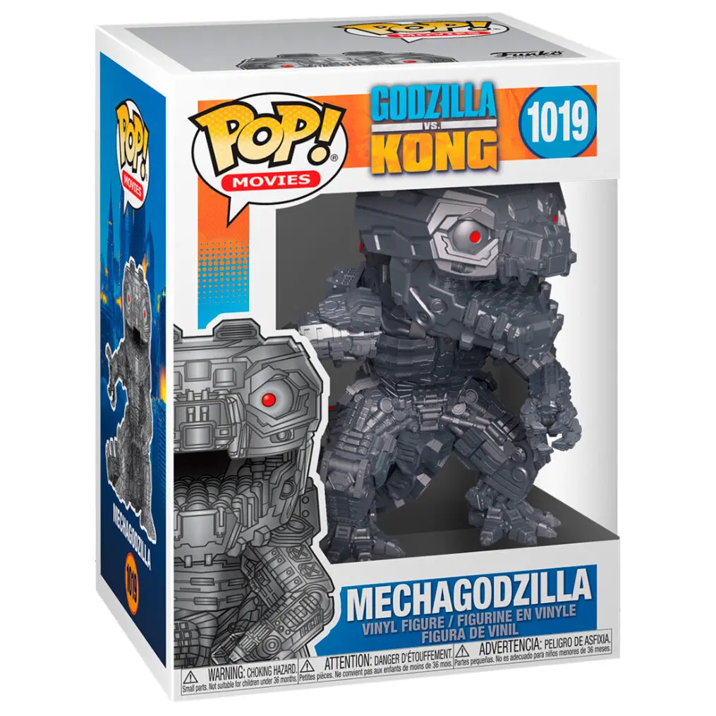 Godzilla Vs Kong POP! Movies Vinyl Figur Mechagodzilla (Metallic) 9 cm termékfotó