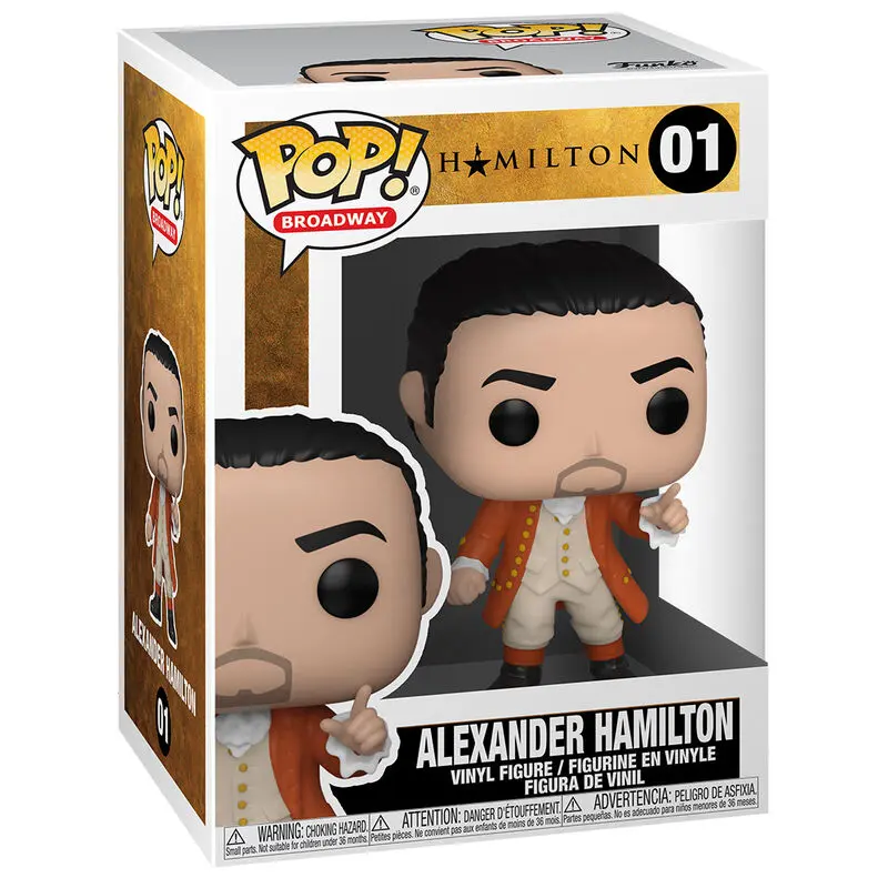 Hamilton POP! Broadway Vinyl Figur Alexander Hamilton 9 cm Produktfoto