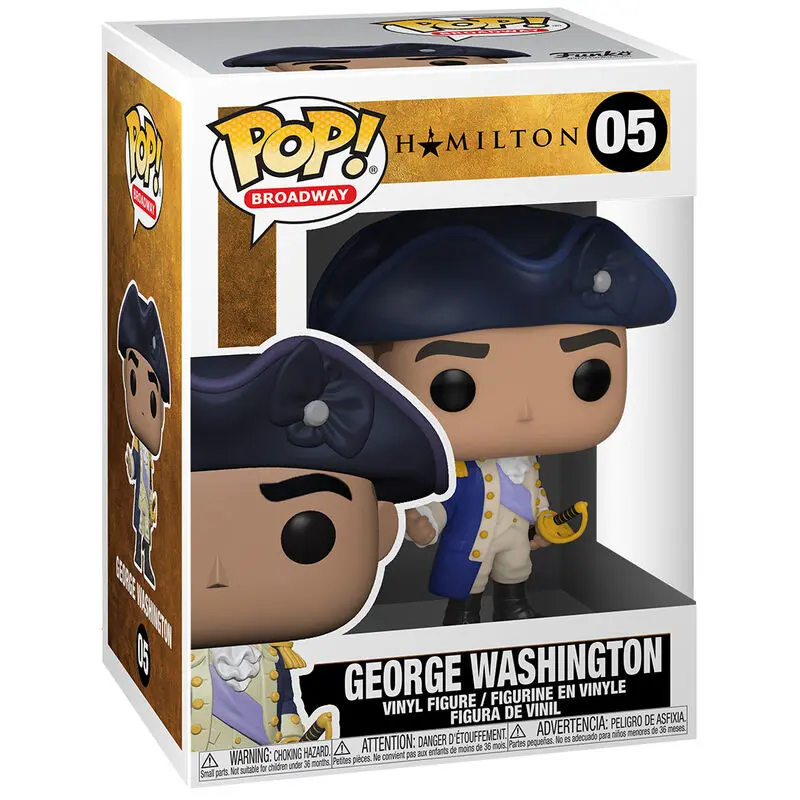 Hamilton POP! Broadway Vinyl Figur George Washington 9 cm Produktfoto