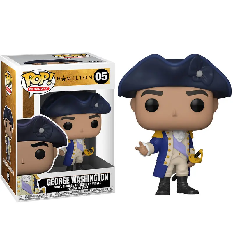Hamilton POP! Broadway Vinyl Figur George Washington 9 cm Produktfoto