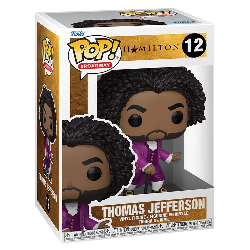 Hamilton POP! Broadway Vinyl Figur Thomas Jefferson 9 cm Produktfoto