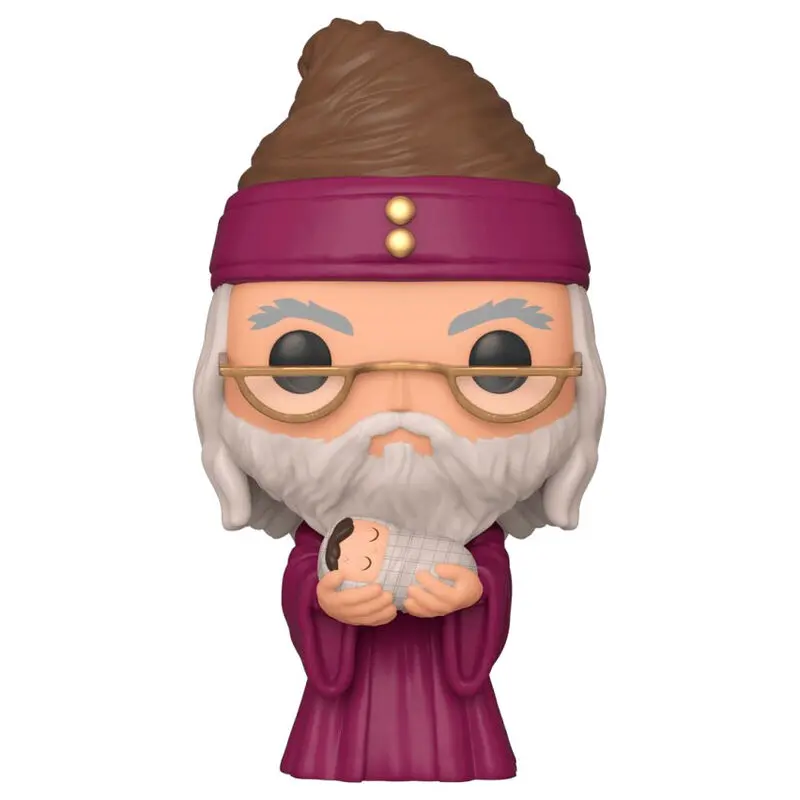 Harry Potter POP! Movies Vinyl Figur Dumbledore w/Baby Harry 9 cm termékfotó