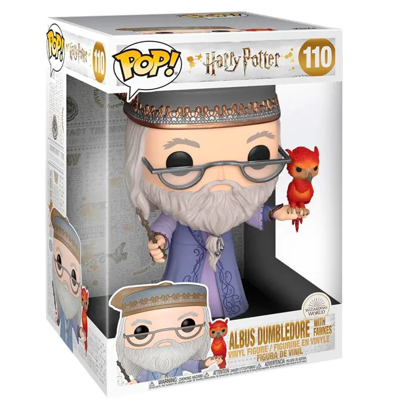Harry Potter Super Sized POP! Movies Vinyl Figur Dumbledore 25 cm Produktfoto
