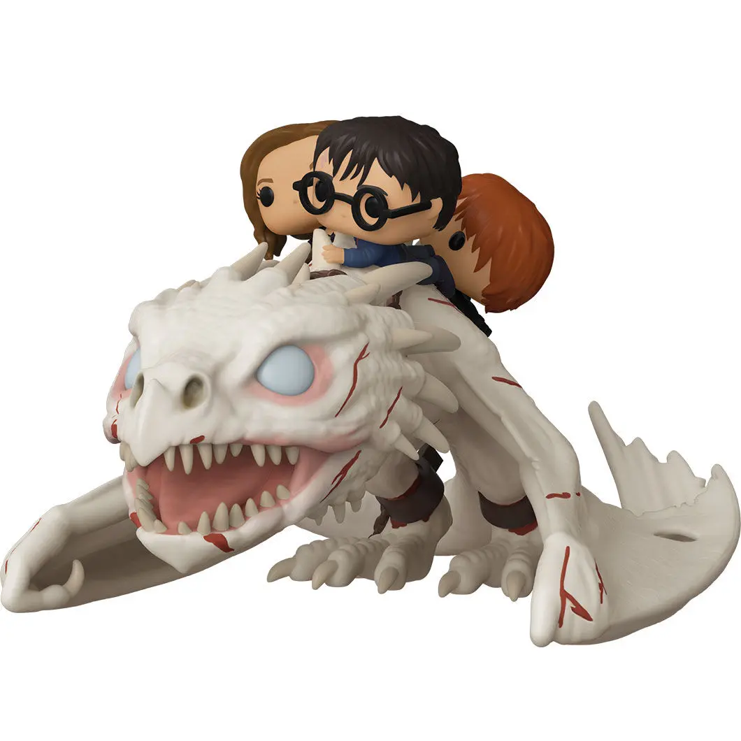 Harry Potter POP! Rides Vinyl Figur Dragon w/Harry, Ron, & Hermine 15 cm termékfotó