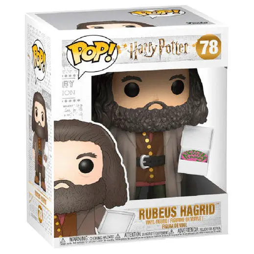 Harry Potter Super Größed POP! Movies Vinyl Figur Hagrid with Cake 14 cm termékfotó