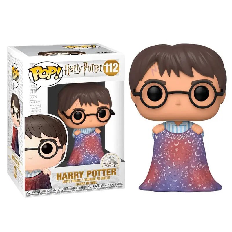 Harry Potter POP! Movies Vinyl Figur Harry w/Invisibility Cloak 9 cm termékfotó