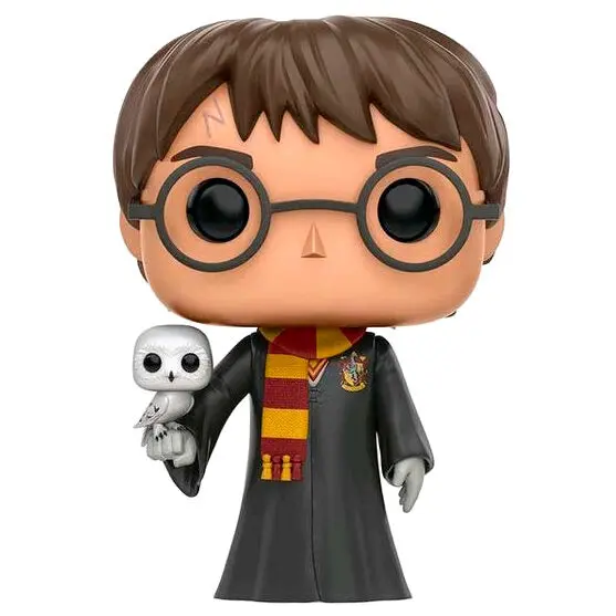 Harry Potter POP! Movies Vinyl Figur Harry with Hedwig 9 cm termékfotó