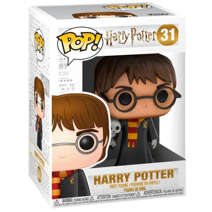 Harry Potter POP! Movies Vinyl Figur Harry with Hedwig 9 cm termékfotó