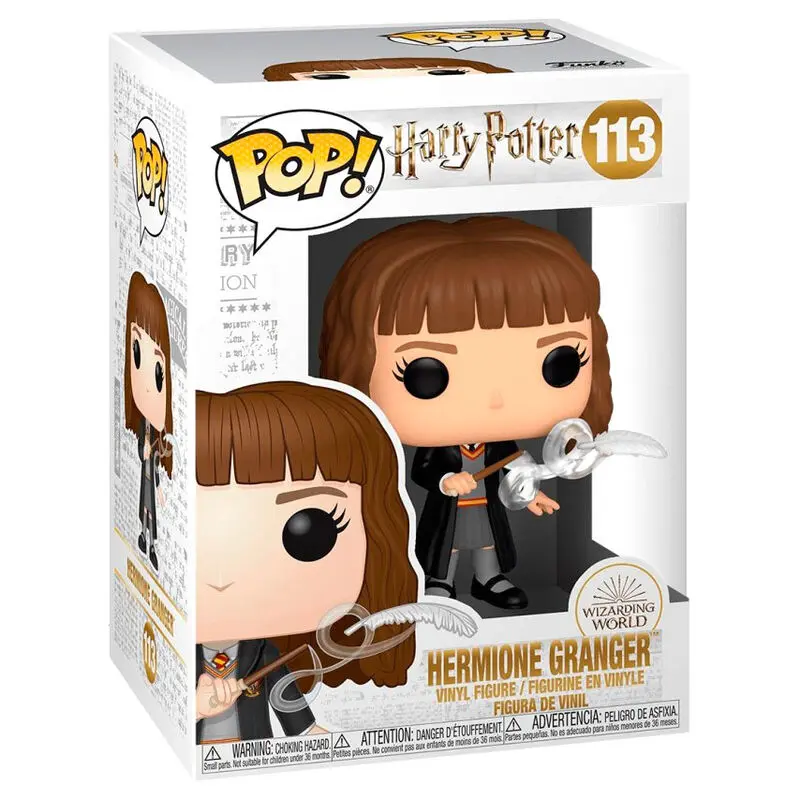 Harry Potter POP! Movies Vinyl Figur Hermine w/Feather 9 cm Produktfoto