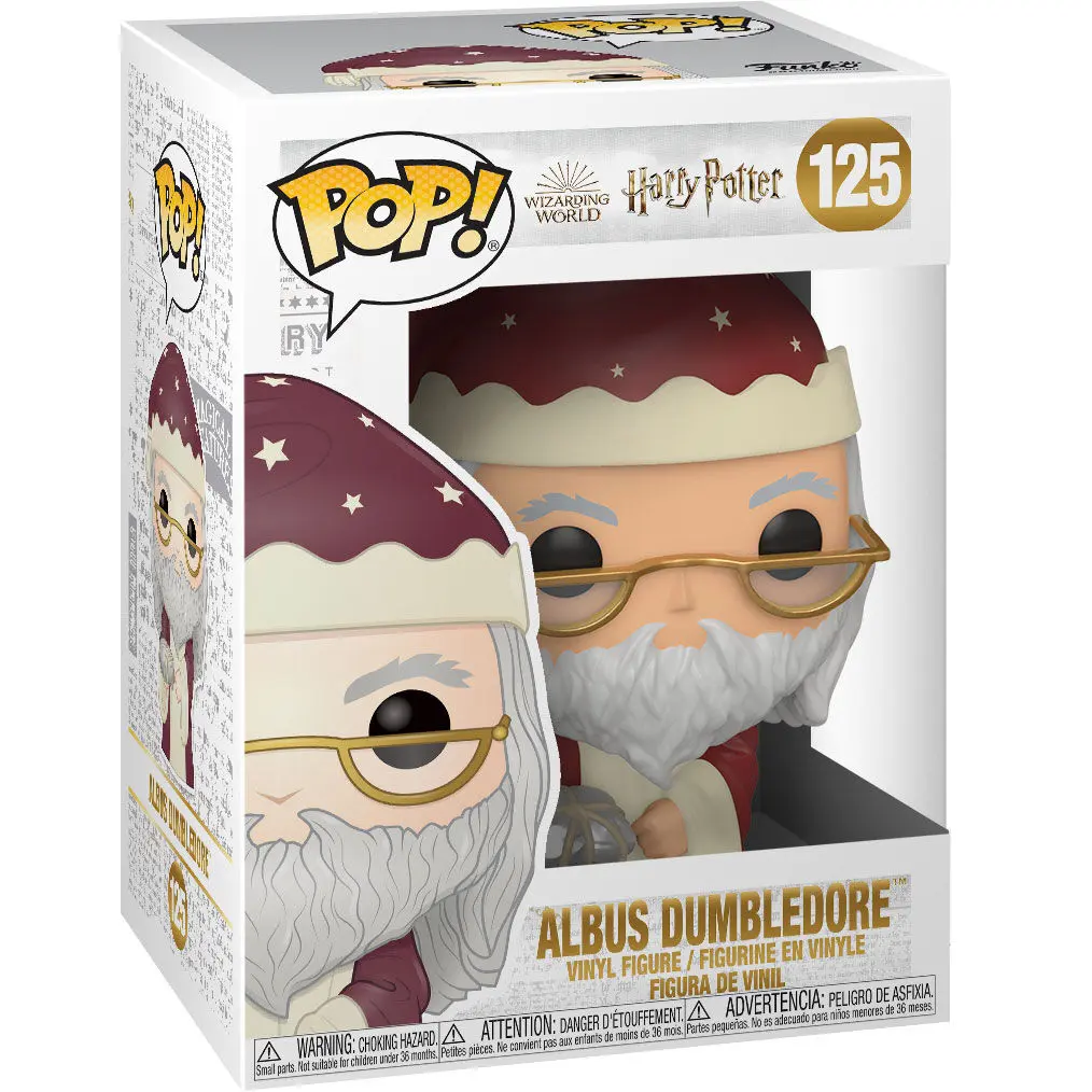 Harry Potter POP! Vinyl Figur Holiday Albus Dumbledore 9 cm Produktfoto