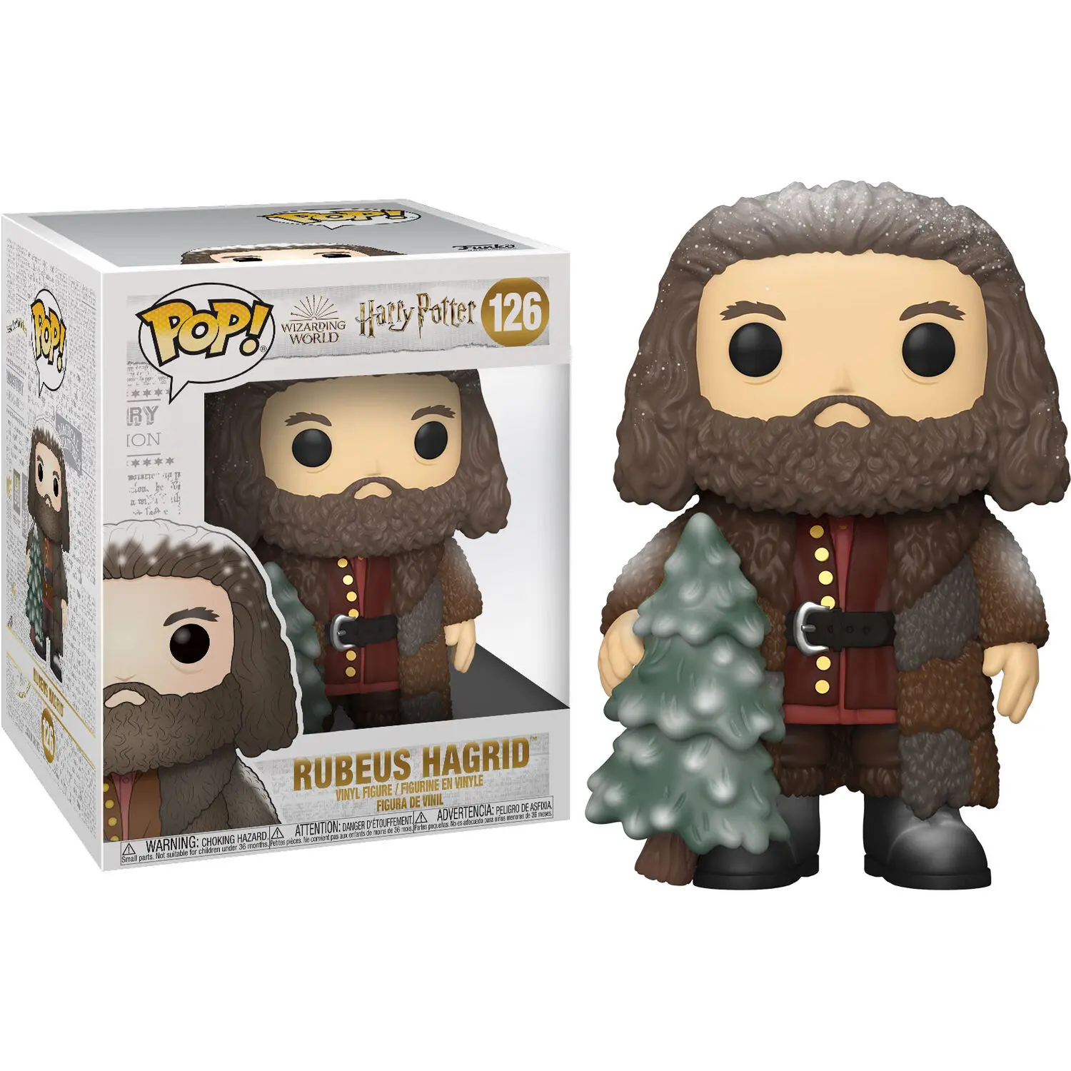 Harry Potter Super Sized POP! Vinyl Figur Holiday Rubeus Hagrid 15 cm Produktfoto