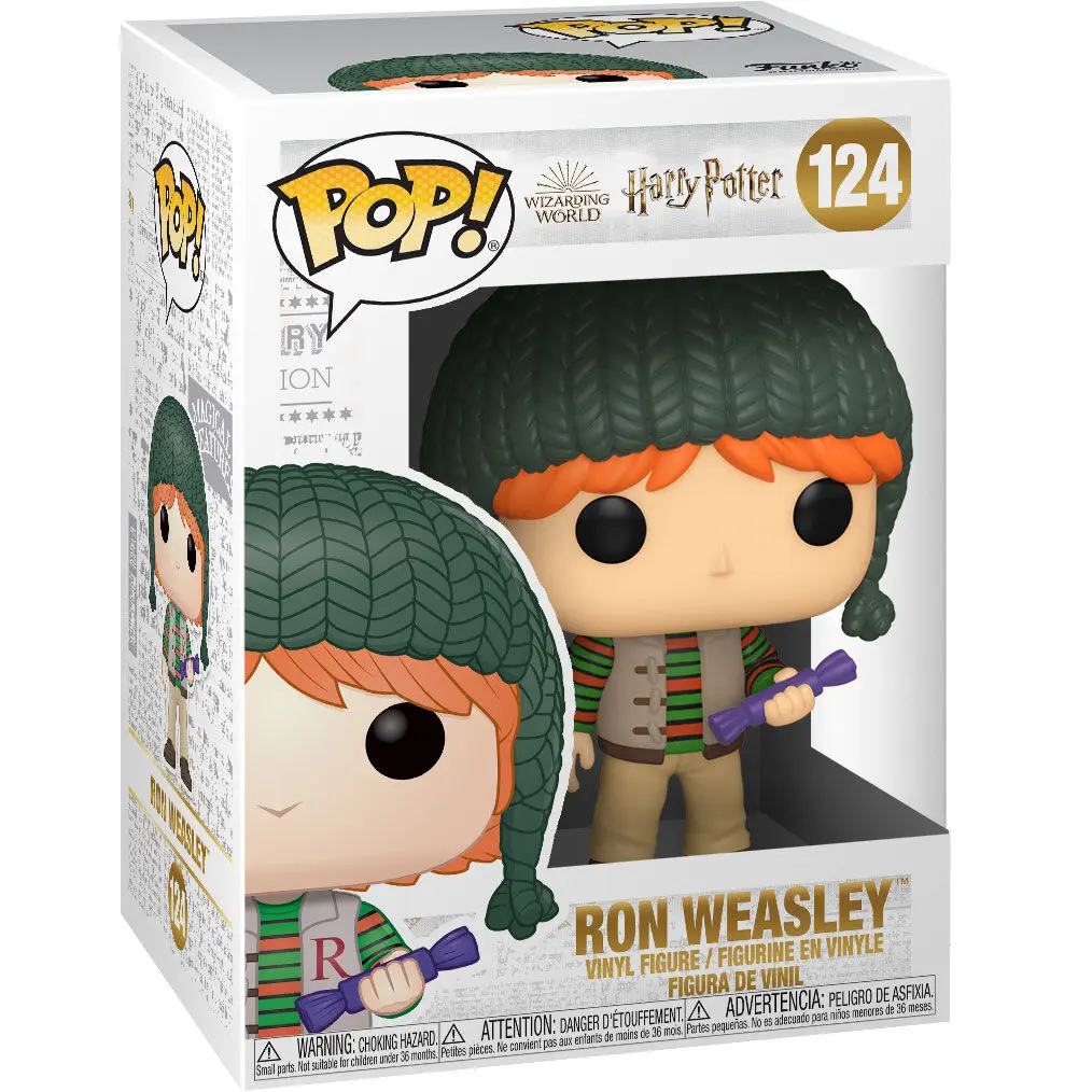 Harry Potter POP! Vinyl Figur Holiday Ron Weasley 9 cm Produktfoto