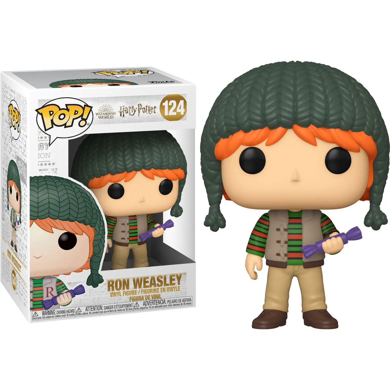 Harry Potter POP! Vinyl Figur Holiday Ron Weasley 9 cm Produktfoto