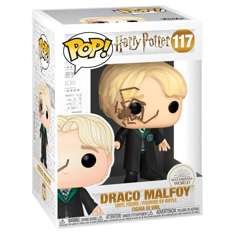 Harry Potter POP! Movies Vinyl Figur Malfoy w/Whip Spider 9 cm Produktfoto