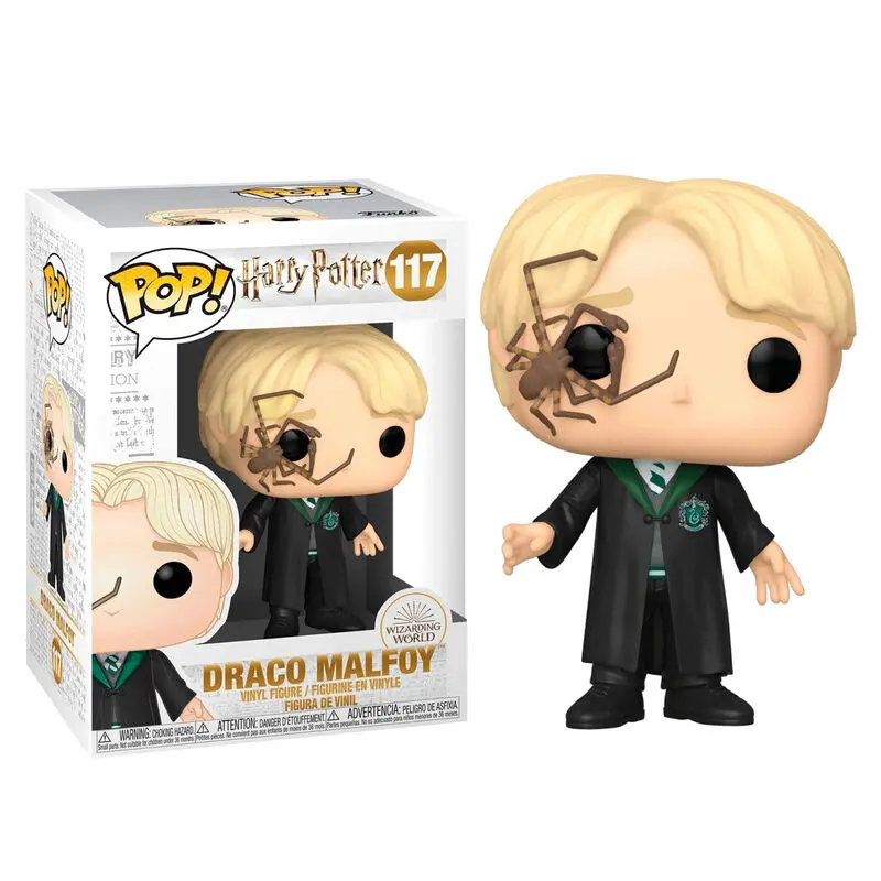 Harry Potter POP! Movies Vinyl Figur Malfoy w/Whip Spider 9 cm termékfotó