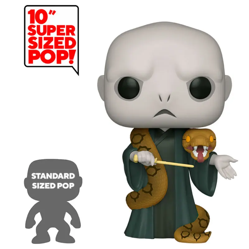 Harry Potter Super Sized POP! Movies Vinylfigur Voldemort mit Nagini 25 cm Produktfoto