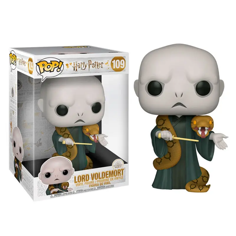 Harry Potter Super Sized POP! Movies Vinylfigur Voldemort mit Nagini 25 cm Produktfoto