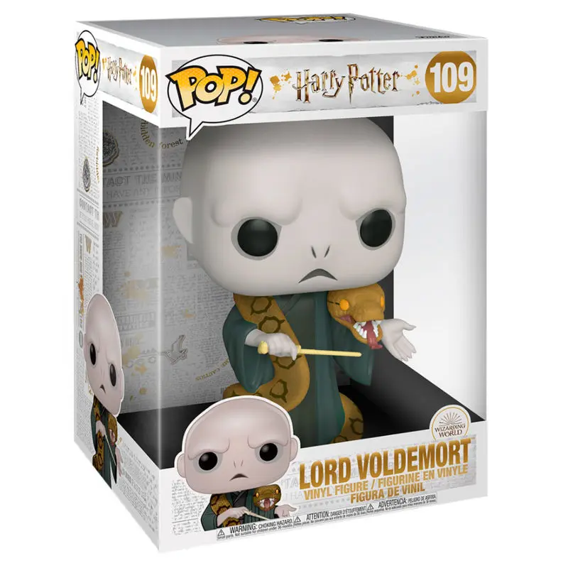 Harry Potter Super Sized POP! Movies Vinylfigur Voldemort mit Nagini 25 cm Produktfoto