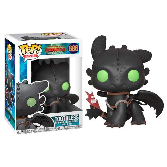 Drachenzähmen leicht gemacht 3 POP! Vinyl Figur Toothless 9 cm termékfotó