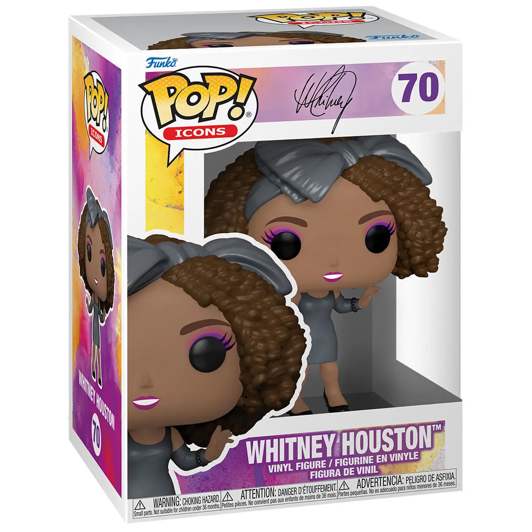 Whitney Houston POP! Icons Vinyl Figur Whitney Houston (How Will I Know) 9 cm termékfotó