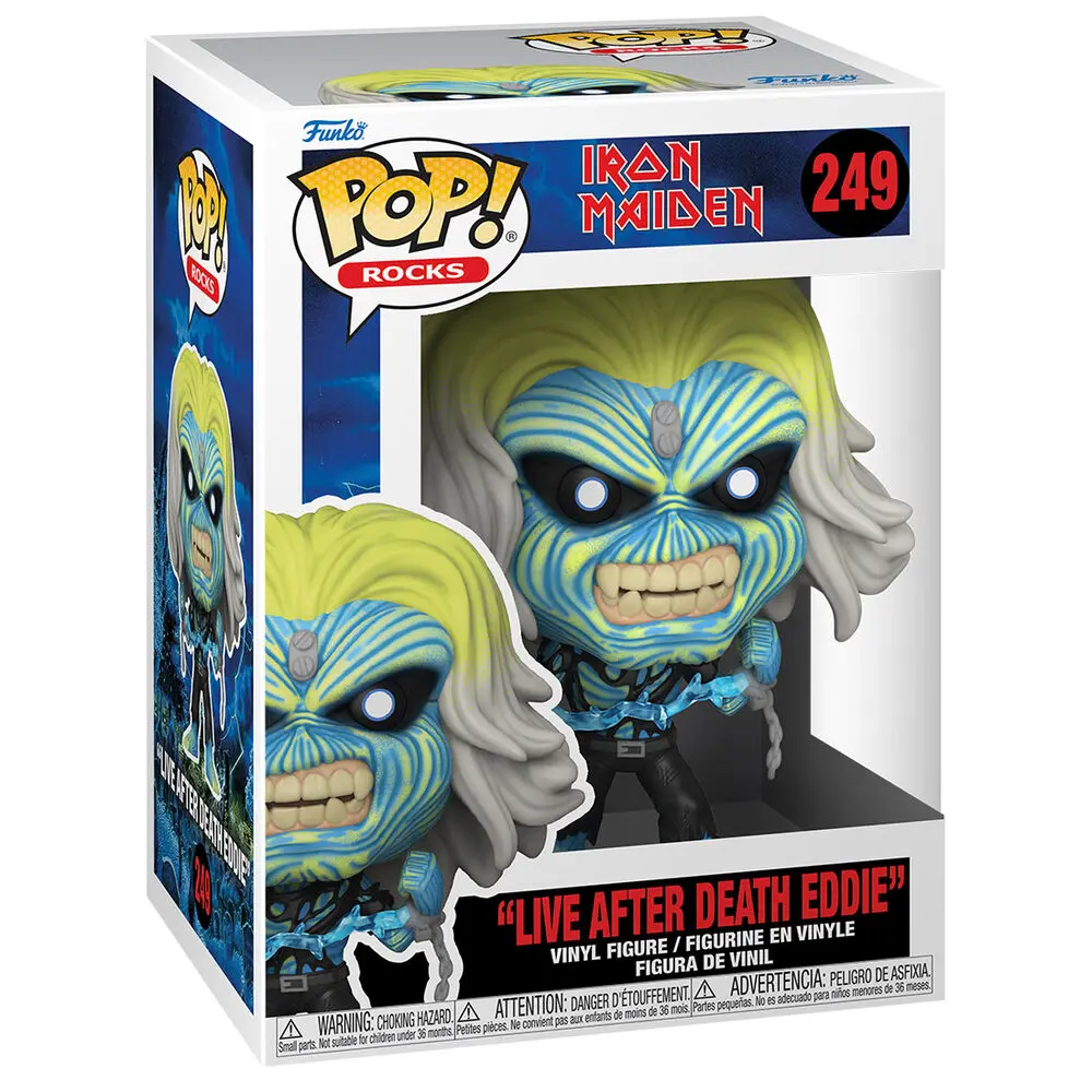 Iron Maiden POP! Rocks Vinyl Figur Eddie - Live After Death 9 cm Produktfoto