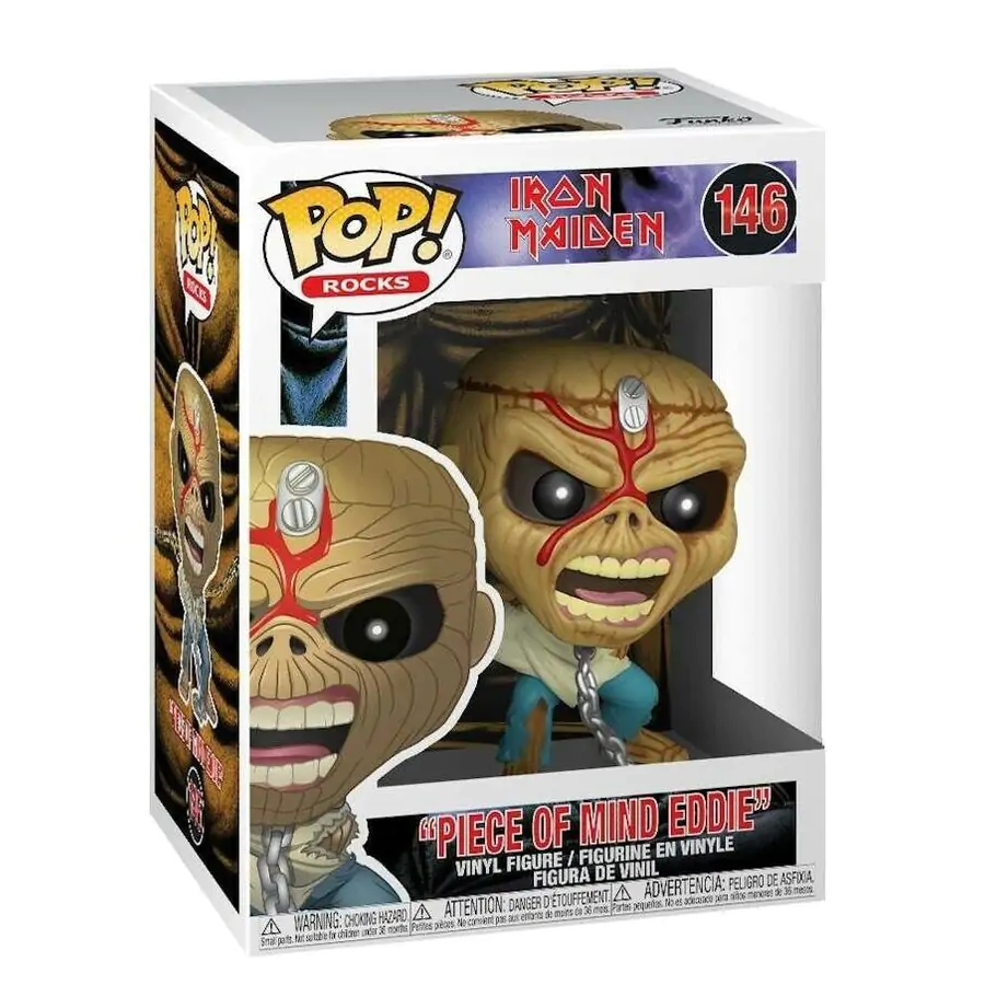 Iron Maiden POP! Rocks Vinyl Figur Piece Of Mind (Skeleton Eddie) 9 cm Produktfoto