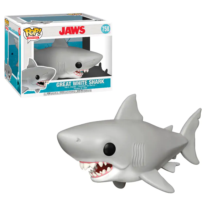 Der weiße Hai Oversized POP! Movies Vinyl Figur Jaws 15 cm termékfotó